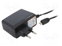 Power supply: switched-mode; volatage source; 5VDC; 3A; 15W; 78%
