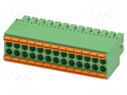 PCB connector, nominal cross section: 1.5 mm2, color: green,