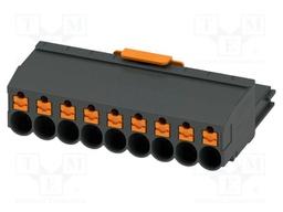 PCB connector, nominal cross section: 4 mm2, color: black, n