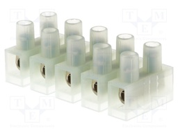 Terminal block; screw terminal; ways: 5; 4mm2; terminals: 10; 400V