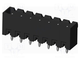 Connector: pluggable terminal block; socket; male; on PCBs