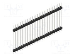 Connector: pin strips; pin header; male; PIN: 29; 2.54mm; THT; 1x29