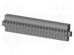 Connector: pluggable terminal block; plug; female; angled 90°
