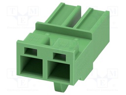 PCB connector, nominal cross section: 4 mm?, color: green, n
