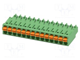 PCB connector, nominal cross section: 1.5 mm?, color: green,