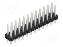 Connector: pin strips; pin header; male; PIN: 24; 2.54mm; THT; 2x12
