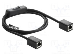 Extender Ethernet; F/UTP; Cat: 6; RJ45 socket,both sides; 1m; LSZH