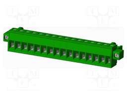 Connector: pluggable terminal block; plug; female; straight; 12A