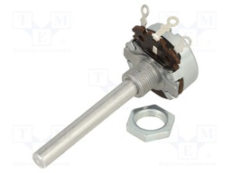 Potentiometer: shaft; single turn; 2.5kΩ; 4W; ±10%; 6mm; wirewound