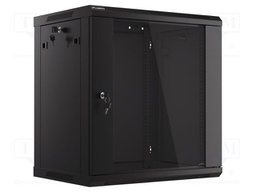 Enclosure: rack cabinet; Standard: 19"; 12U; black; Z: 450mm