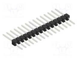 Connector: pin strips; pin header; male; PIN: 15; 2.54mm; SMT; 1x15