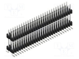 Connector: pin strips; pin header; male; PIN: 56; 1.27mm; SMT; 2x28