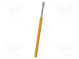 Test needle; Operational spring compression: 8mm; 5A; Ø: 1.3mm