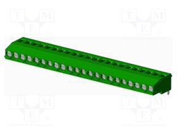 Connector: PCB terminal block; terminal; Plating: tinned; on PCBs