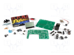 Educational LCD oscilloscope; Ch: 1; 100kHz; 10u÷500ms/div; 8bit