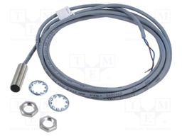Sensor: inductive; OUT: NC; 0÷3mm; 10÷36VDC; M12; Connection: cables