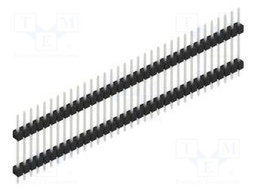 Connector: pin strips; pin header; male; PIN: 34; 2.54mm; THT; 1x34