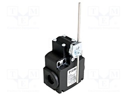 Limit switch; adjustable plunger, length R 19-116mm; NO + NC