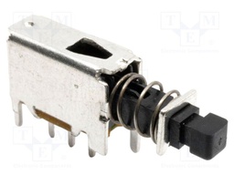 Switch: push-button; Pos: 2; SPDT; 0.3A/30VDC; Rcont max: 20mΩ; THT