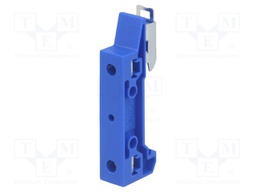Mounting adapter; blue; DIN; Width: 11mm; polyamide; TS35