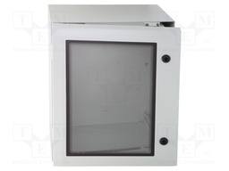 Enclosure: wall mounting; X: 400mm; Y: 500mm; Z: 210mm; ARCA; grey