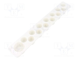 Multigate grommet; TPE (thermoplastic elastomer); white; IP30