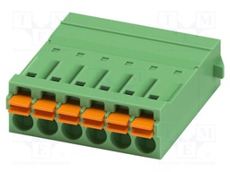 PCB connector, nominal cross section: 1.5 mm?, color: green,