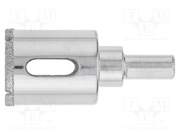 Hole saw; 22mm; Drill Bit: diamond; Holder: hexagonal