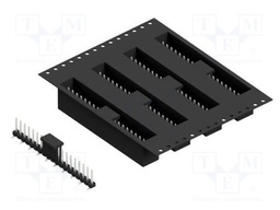 Connector: pin strips; pin header; male; PIN: 19; 2.54mm; SMT; 1x19