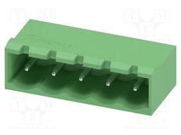 PCB headers, nominal cross section: 2.5 mm?, color: green, n