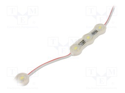 LED; white cold; 1.2W; 6000-6500K; 150lm; IP68; 12VDC; 160°; 5730