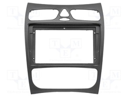 Radio frame; Mercedes; black; 9"
