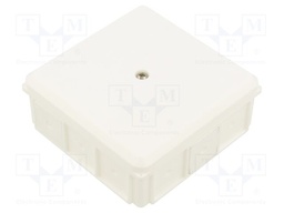 Enclosure: junction box; X: 90mm; Y: 90mm; Z: 37mm; wall mount; IP55