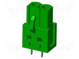 Connector: pluggable terminal block; socket; female; straight