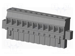 Connector: pluggable terminal block; plug; female; angled 90°