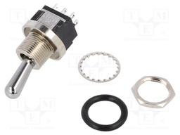 Switch: toggle; Pos: 2; DPDT; ON-ON; 6A/125VAC; 6A/6VDC; -45÷140°C
