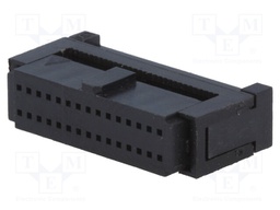 Plug; IDC; female; PIN: 30; IDC; for ribbon cable; 0.635mm
