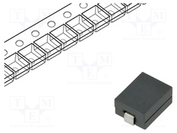 Inductor: wire; SMD; 100nH; Ioper: 46A; Isat: 63A; 11x8x4.9mm; 350uΩ