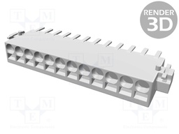 Connector: wire-board; female; PIN: 12; 2.54mm; SMT; socket; 6A