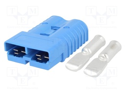 Plug; wire-wire; hermaphrodite; PIN: 2; for cable; crimped; 48V