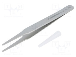 Tweezers; 120mm; Blades: straight,narrowed