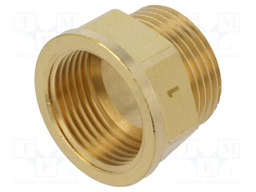 Male-female,hexagonal; max.6bar@<90°C,max.16bar@10°C÷30°C