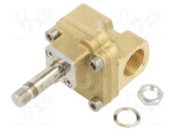 Electromagnetic valve; G 1/2"; brass; EPDM; EV220A; Valve: 2/2 NC