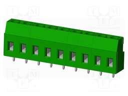 Connector: PCB terminal block; terminal; Plating: tinned; on PCBs