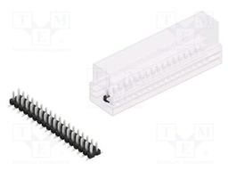 Connector: pin strips; pin header; male; PIN: 36; 2.54mm; SMT; 2x18