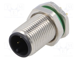 Socket; M12; PIN: 3; male; A code-DeviceNet / CANopen; THT; IP67
