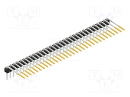 Connector: pin strips; pin header; male; PIN: 31; 2.54mm; THT; 1x31