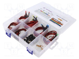Kit: LED; 3mm; 68mcd; 45mcd; 330mcd; 68mcd; 30°; White lumin: 7000mcd