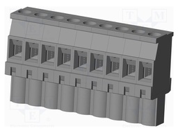 Connector: pluggable terminal block; plug; female; angled 90°