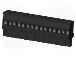 Connector: pluggable terminal block; plug; female; angled 90°